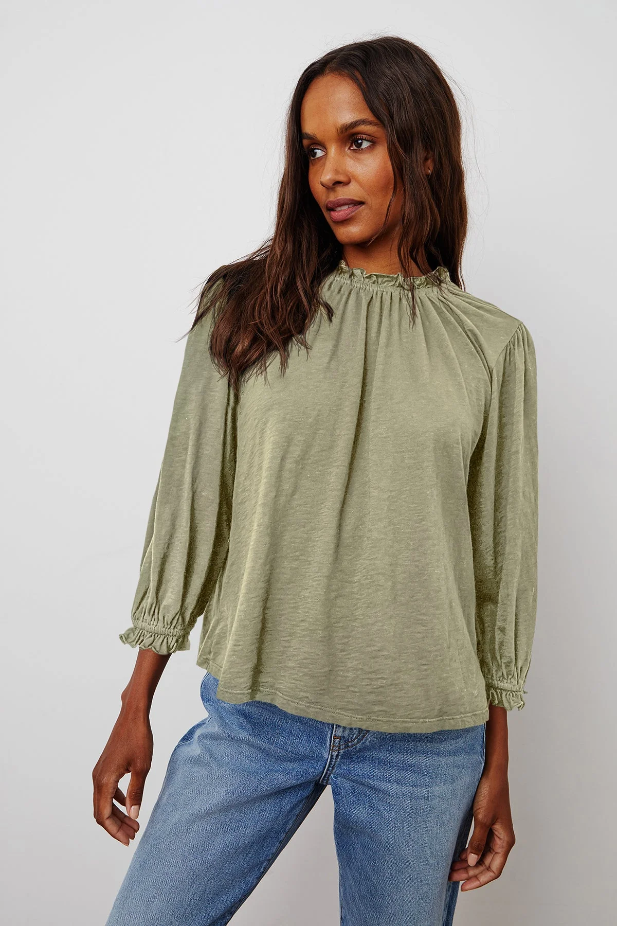 BARBARA 3/4 SLEEVE TOP - Image 17