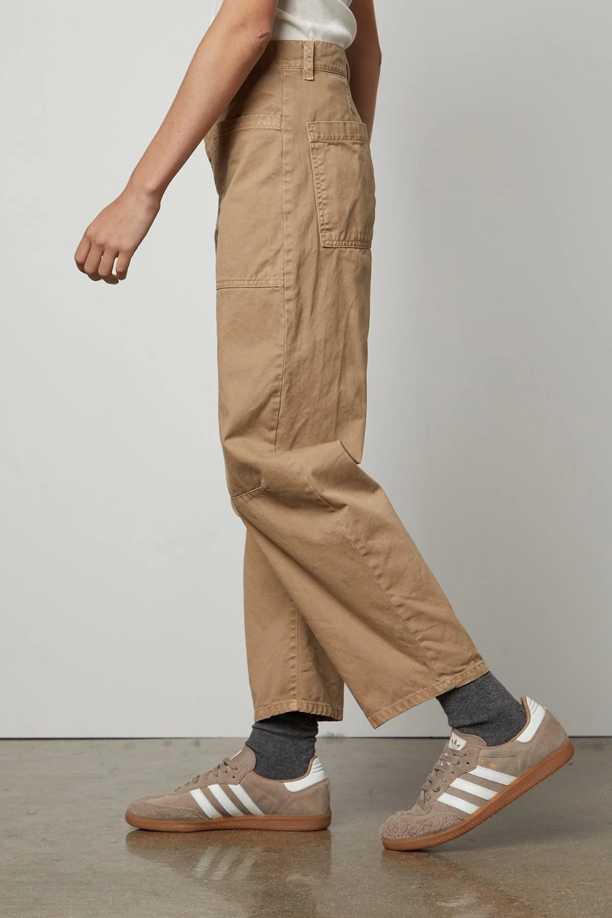 BRYLIE SANDED TWILL UTILITY PANT - Image 3