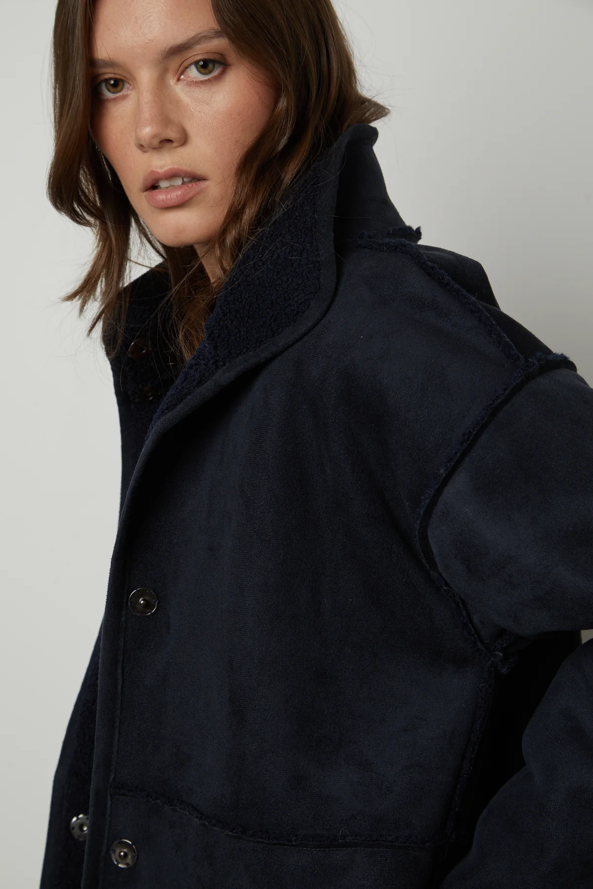 CARA LUX SHERPA REVERSIBLE JACKET - Image 5