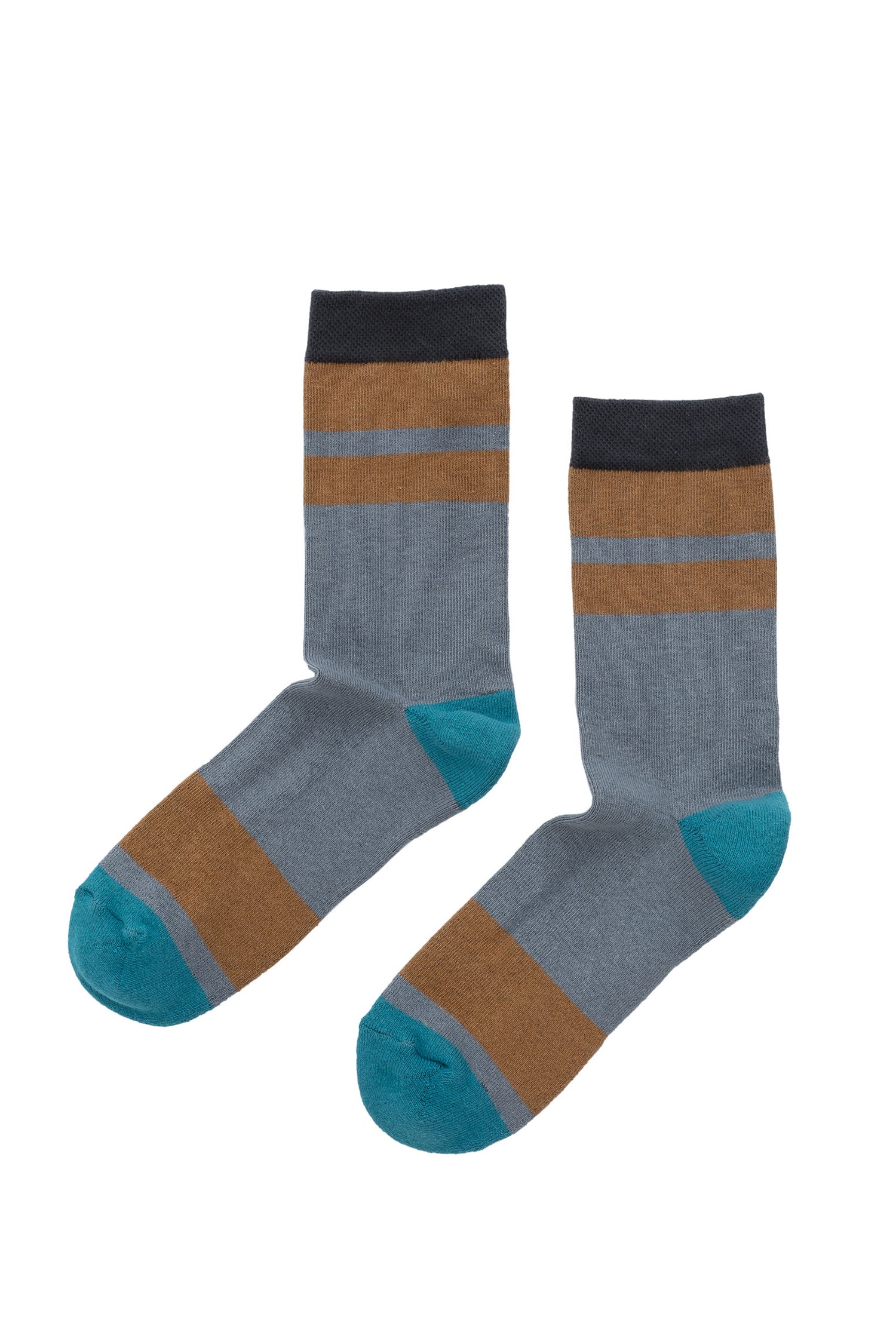 CUSHIONED STRIPED CREW SOCK BY LITTLE RIVER SOCK MILL - Image 5