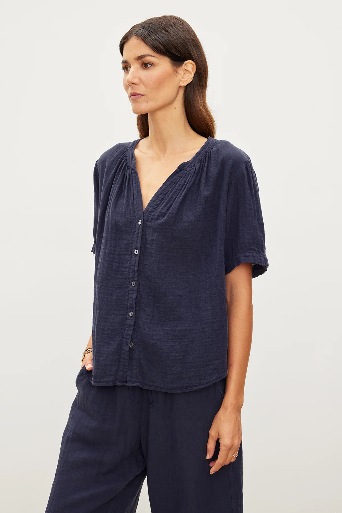 DEANN COTTON GAUZE TOP - Image 3