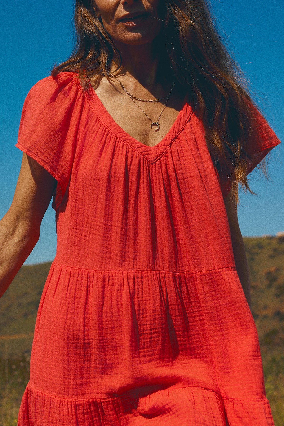 ELEANOR COTTON GAUZE DRESS - Image 4