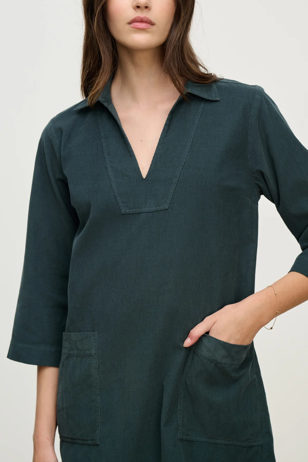 ELKE CORDUROY DRESS - Image 7