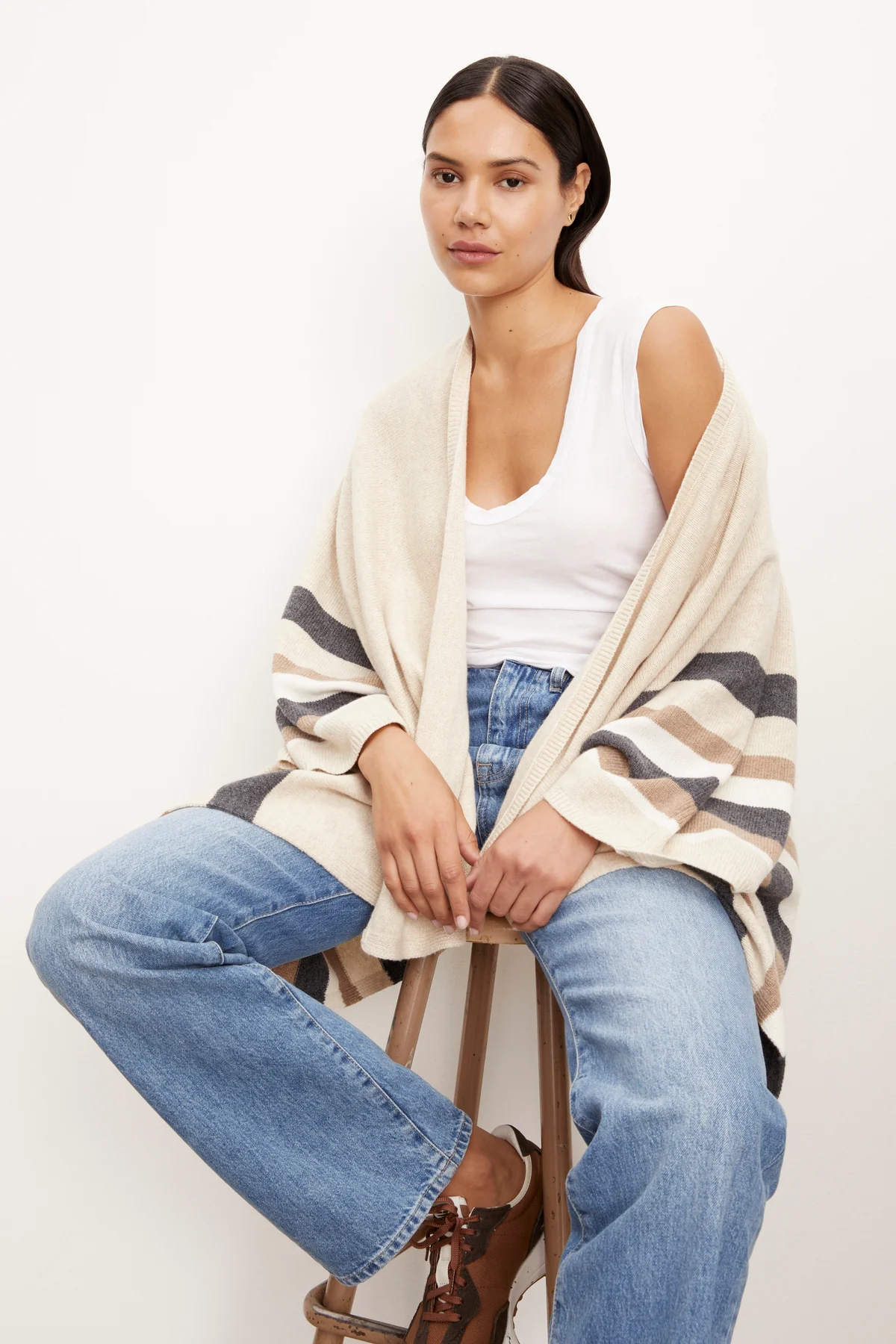 HARPER OPEN FRONT PONCHO - Image 5