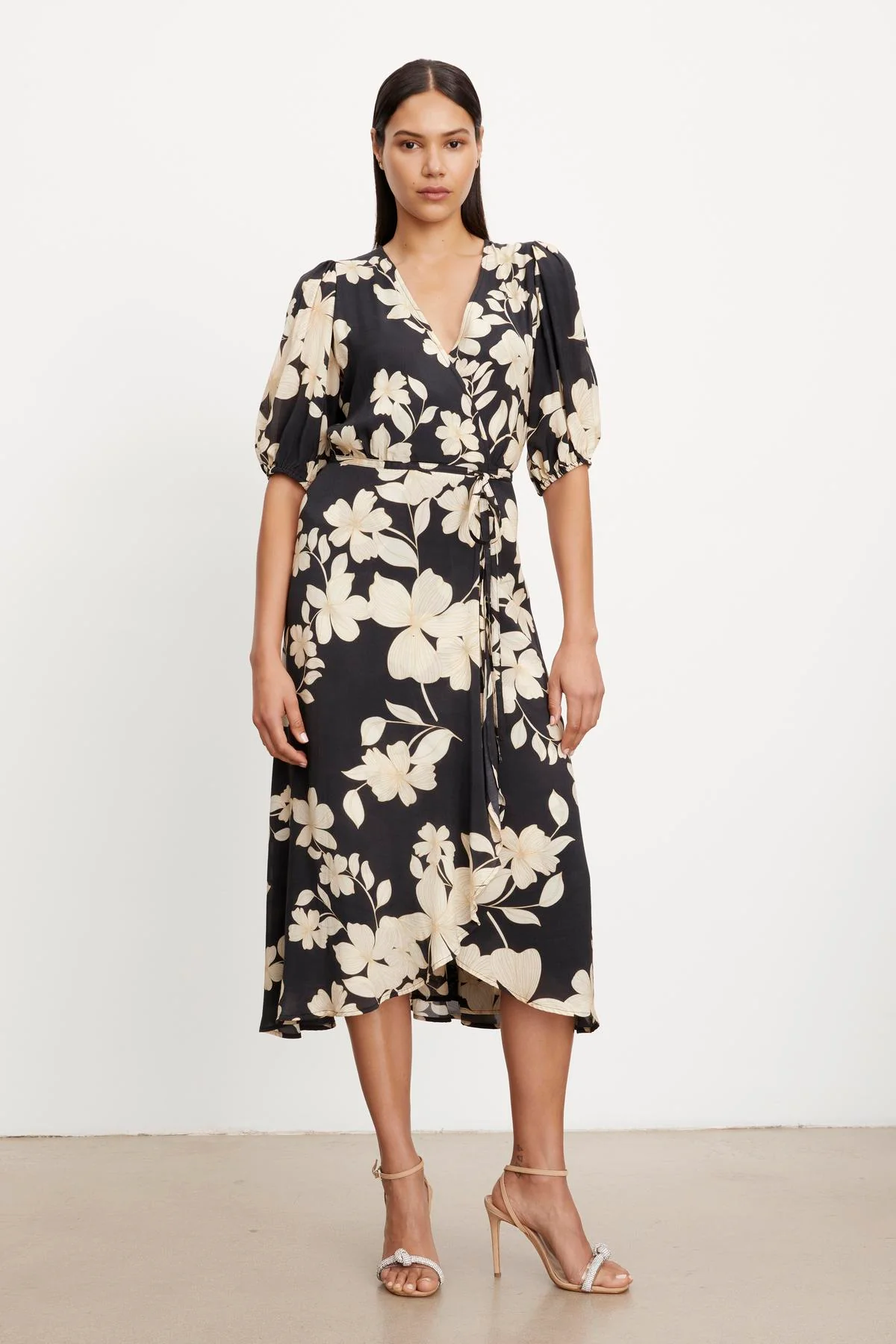 KAI PRINTED WRAP DRESS - Image 3