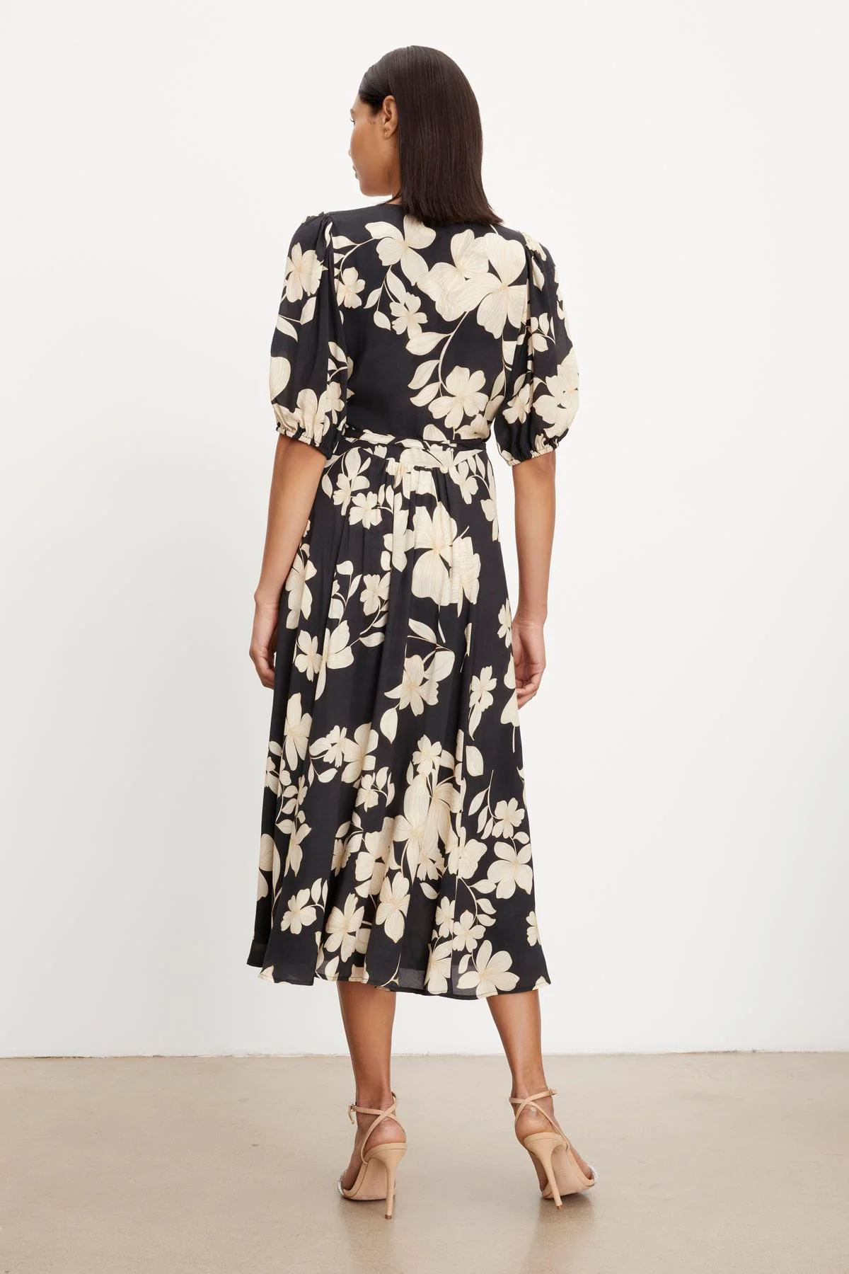 KAI PRINTED WRAP DRESS - Image 4