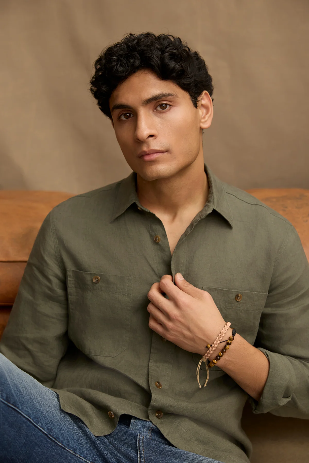 LINDEN LINEN BUTTON-UP SHIRT - Image 2