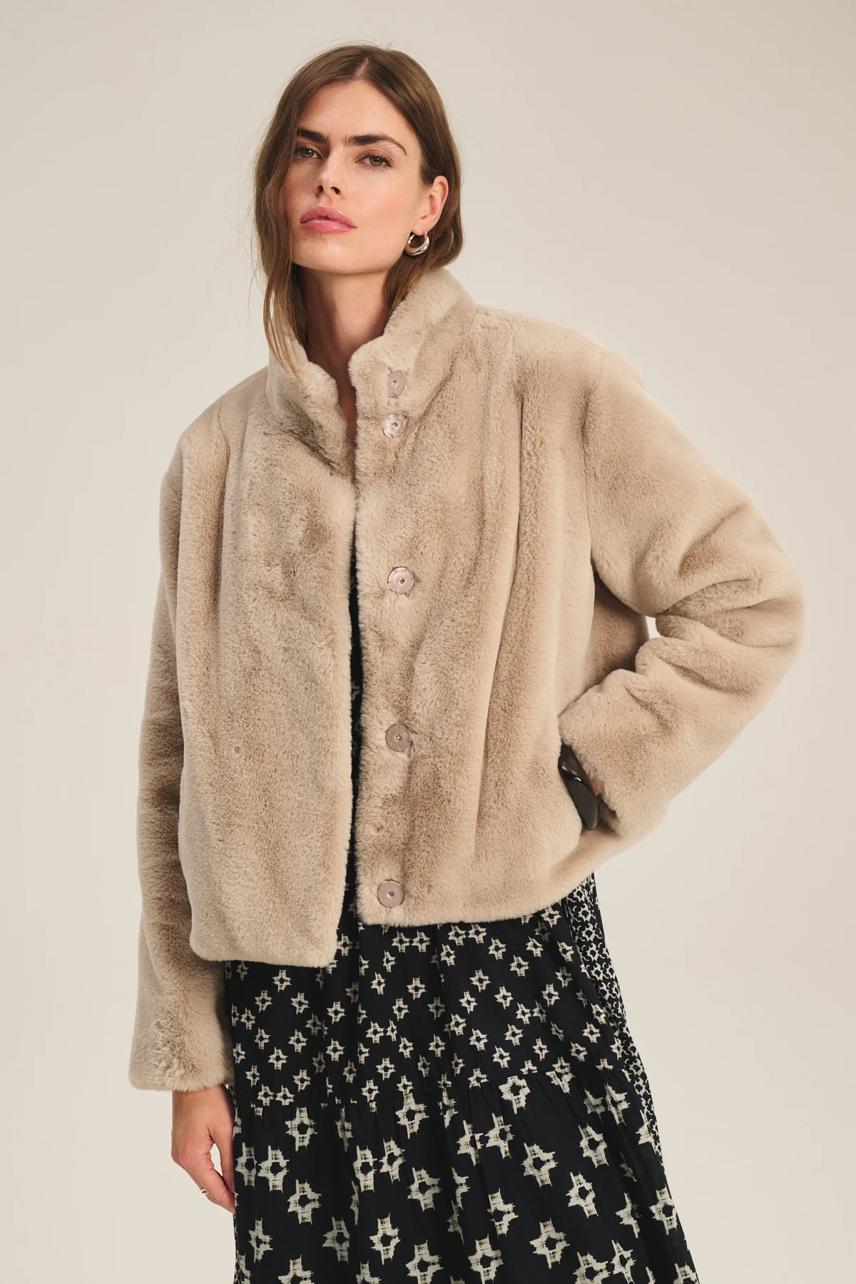 SHEENA LUXE FAUX FUR JACKET - Image 5