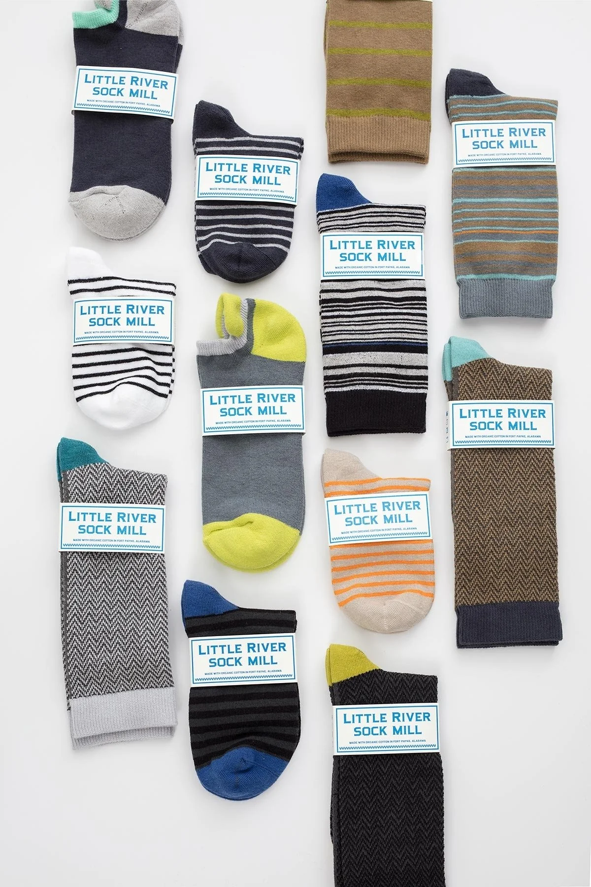 STRIPED BOOTIE SOCK BY LITTLE RIVER SOCK MILL - Image 14
